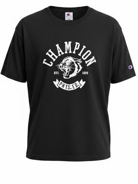 Champion Boxy Phys ED Cougar Graphic Short Sleeve Tee